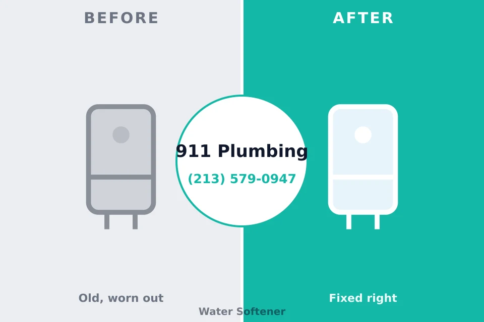 Before and after: plumbing repair Lamar, TX